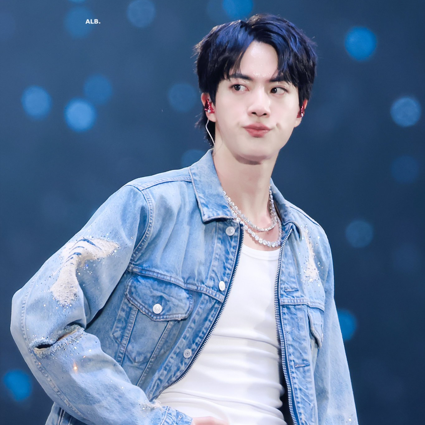 A moment captured by Jin (BTS)'s fan
