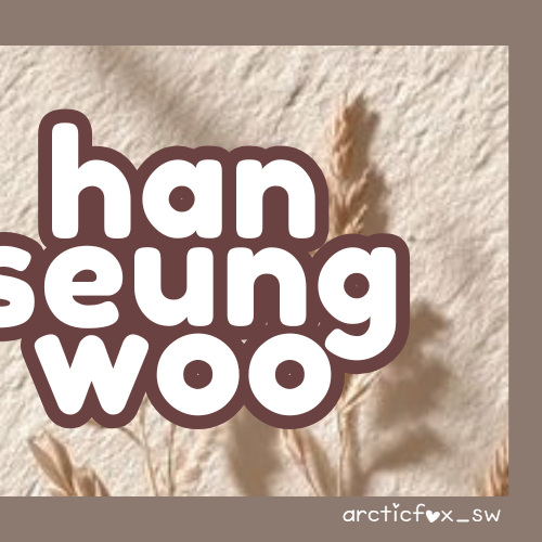 Recent activity shot of Han Seungwoo