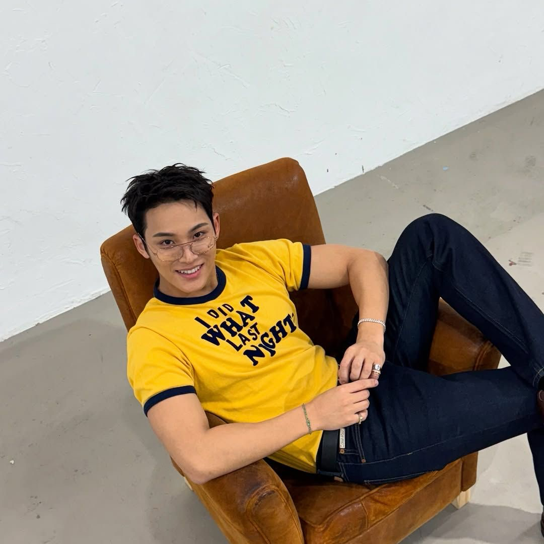 Recent activity shot of Mingyu (SEVENTEEN)