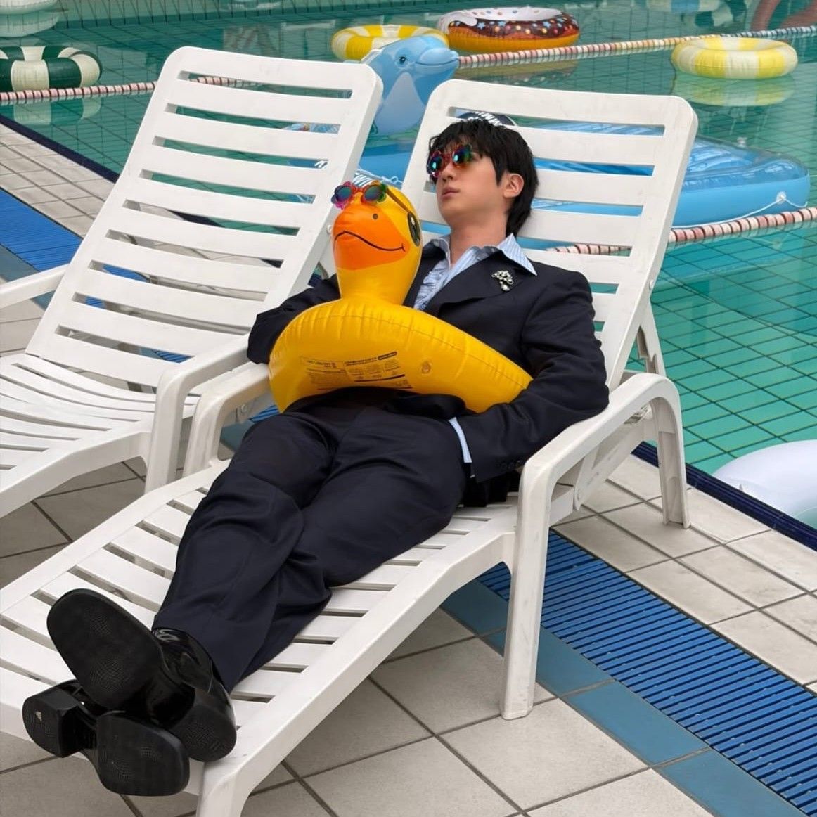 Potret di balik layar Jin (BTS)