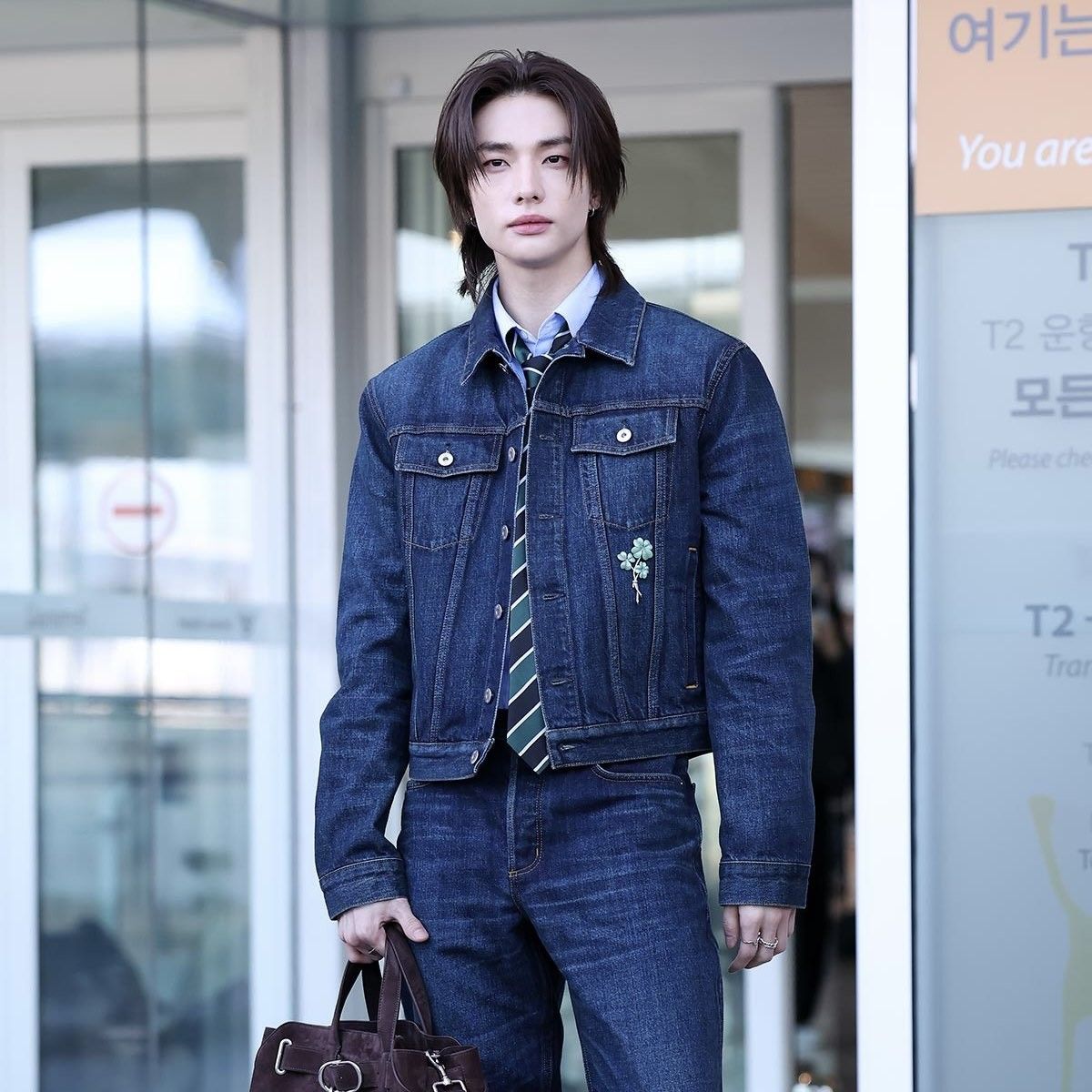 Recent activity shot of Hyunjin (Stray Kids)