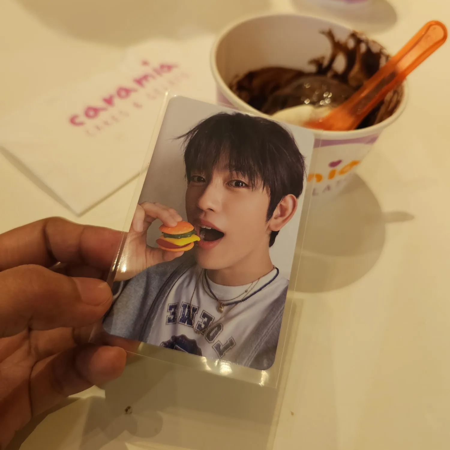 Recent activity shot of Jinyoung (GOT7)