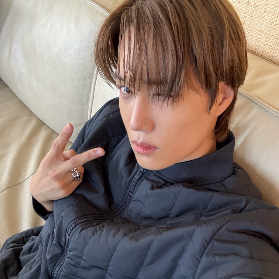 Recent activity shot of Kai (EXO)