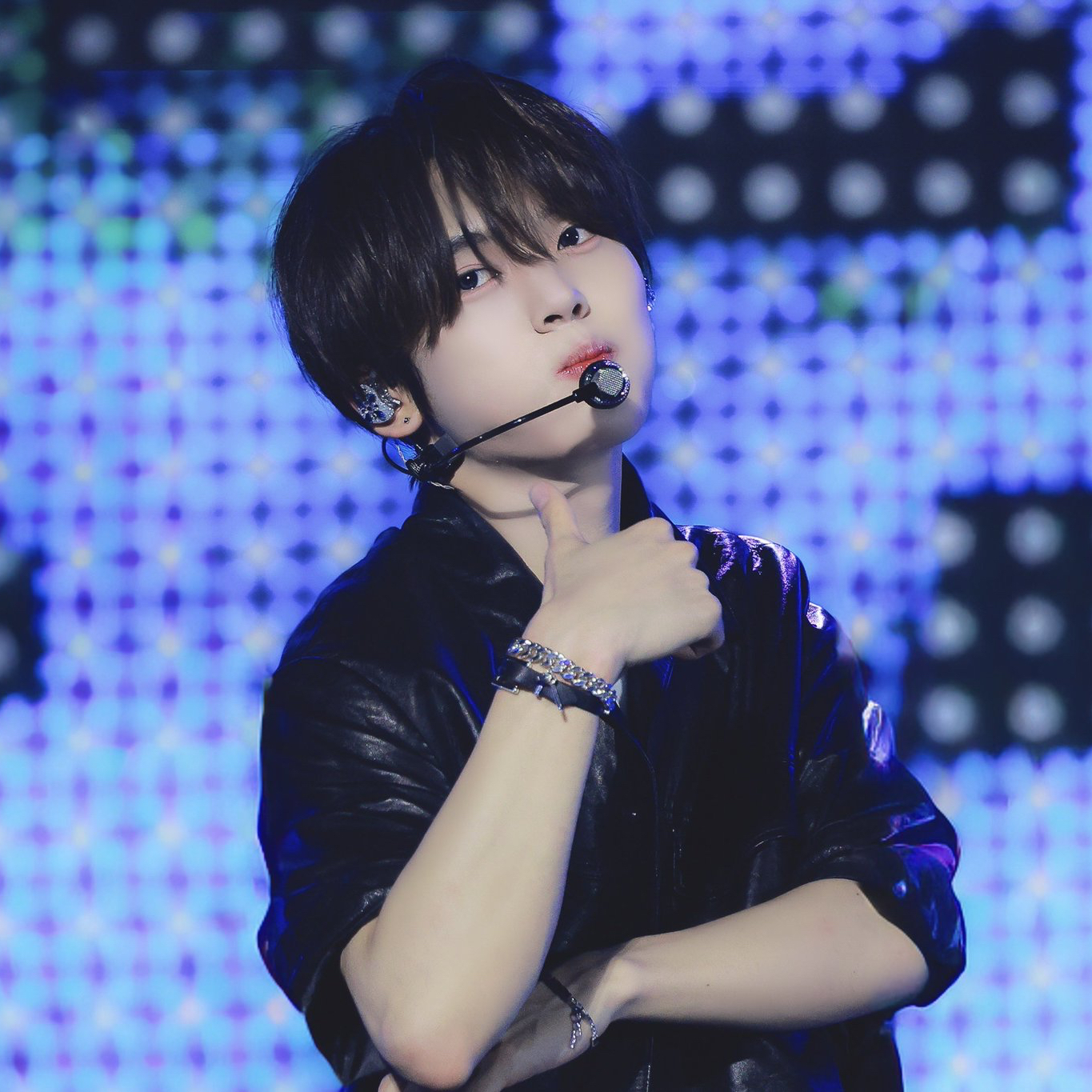 Momen yang diabadikan oleh penggemar Han Yujin (ZEROBASEONE)