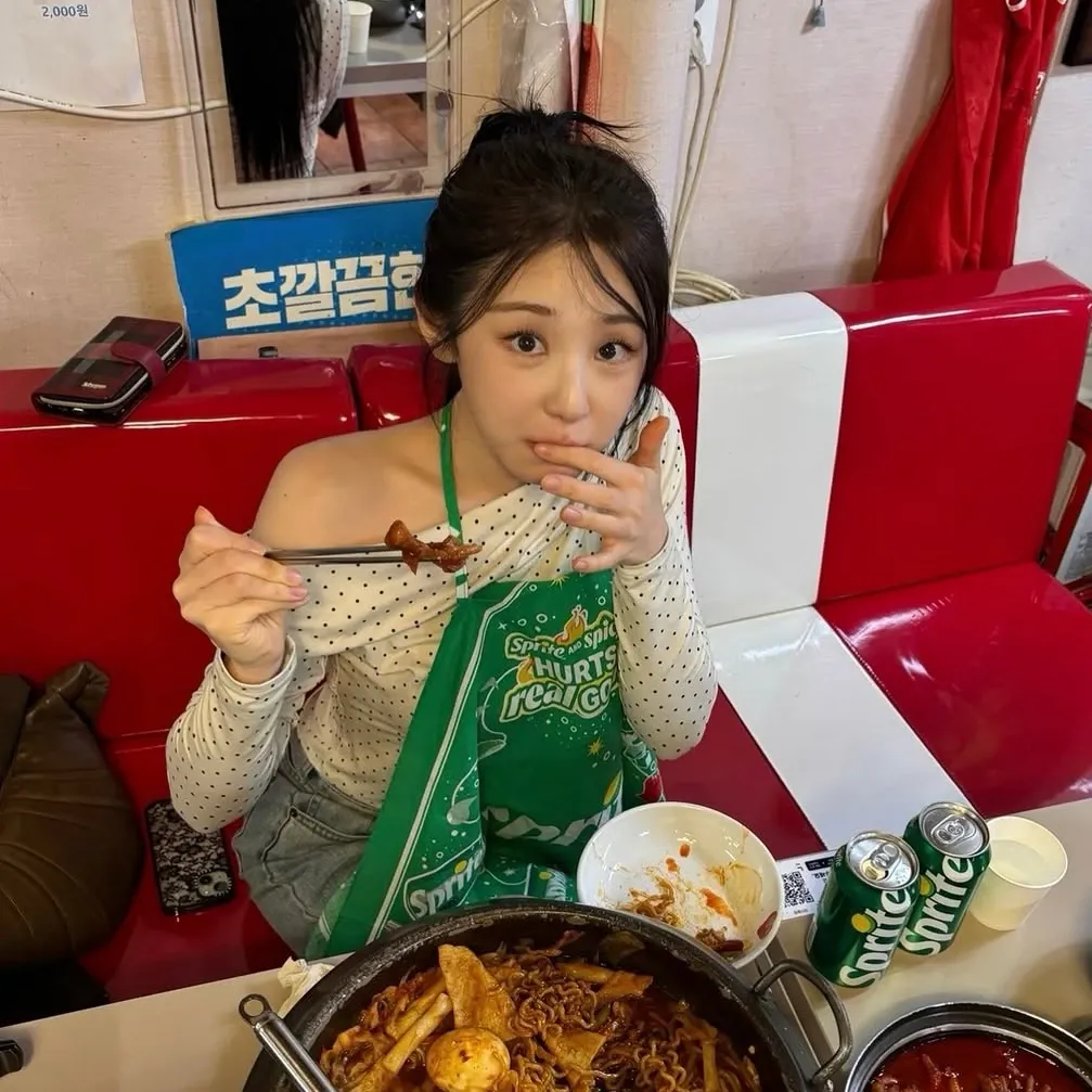 이채연의 비하인드 컷