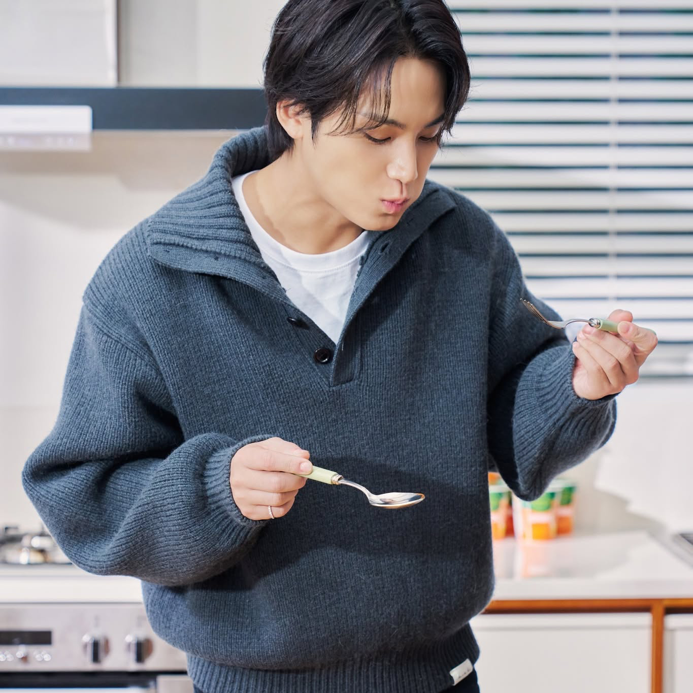 Recent activity shot of Mingyu (SEVENTEEN)