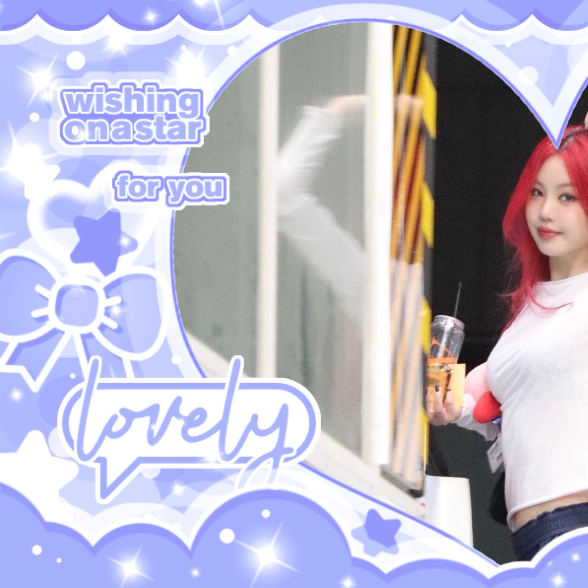 A moment captured by Soojin's fan