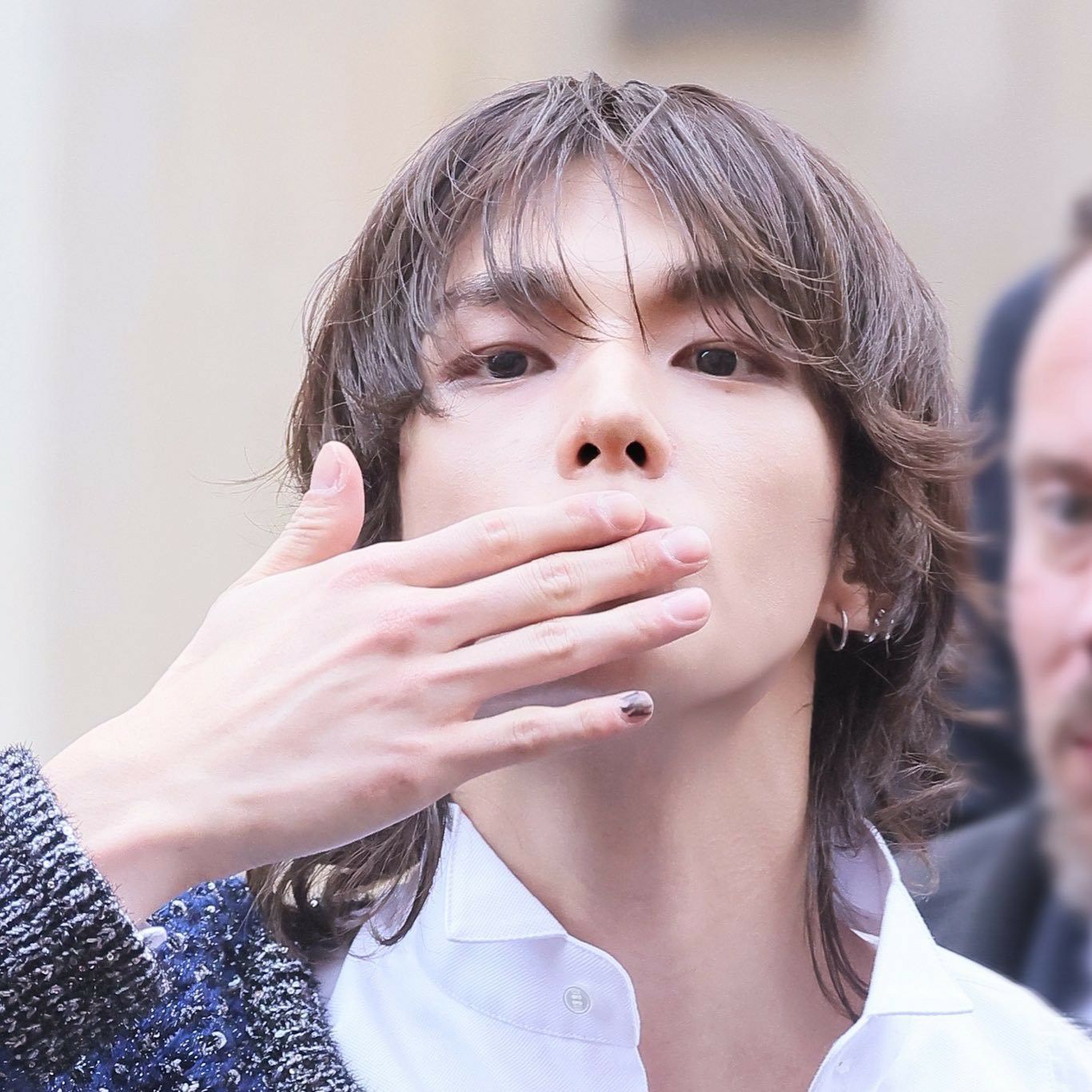 Recent activity shot of Hyunjin (Stray Kids)