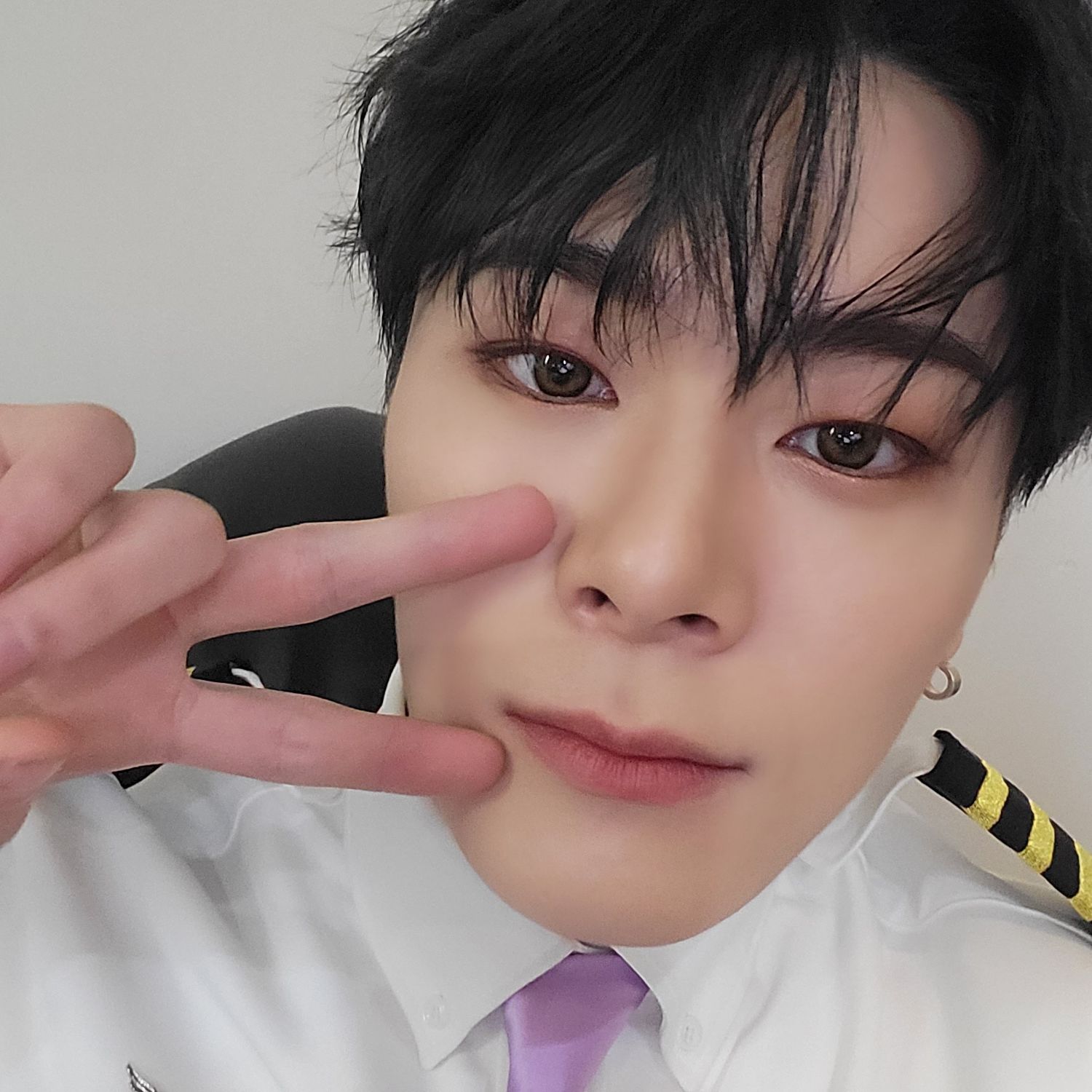 A moment captured by Moonbin (ASTRO)'s fan