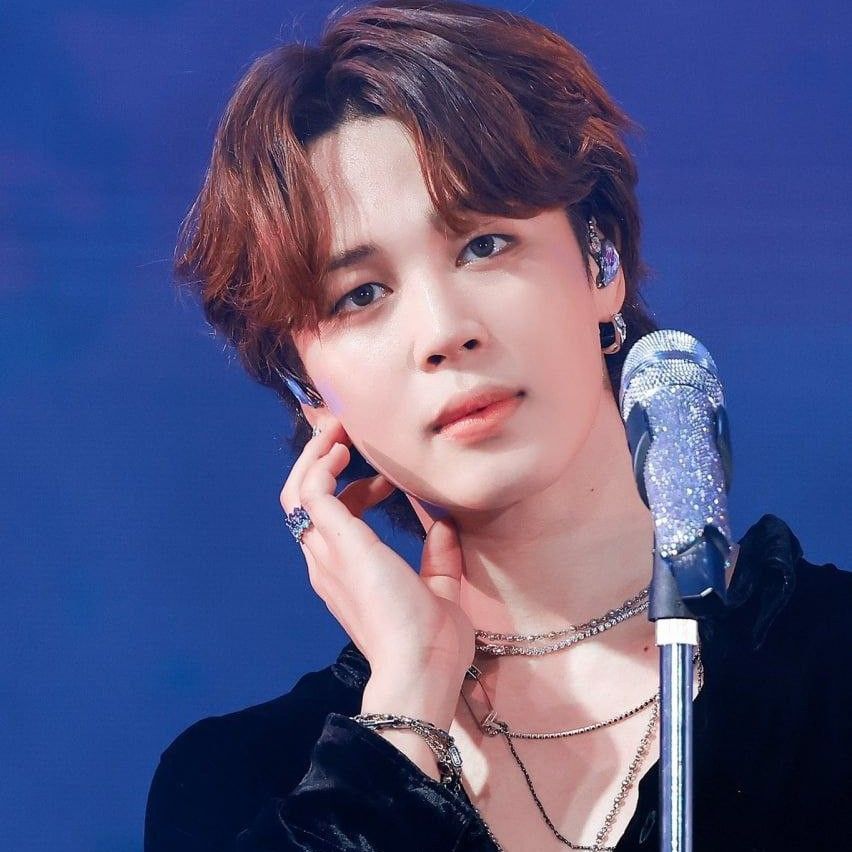 Recent activity shot of Jimin (BTS)