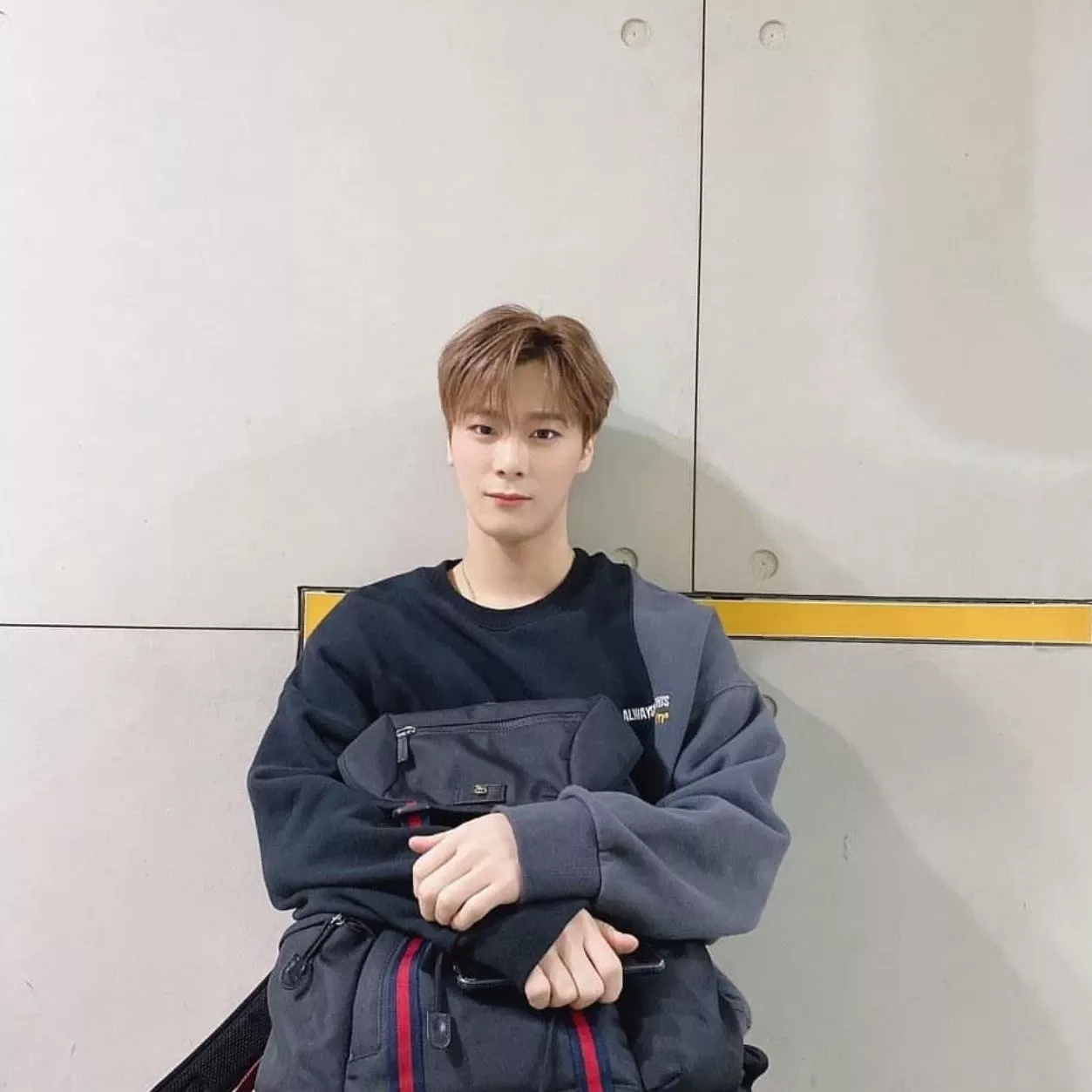 Recent activity shot of Moonbin (ASTRO)
