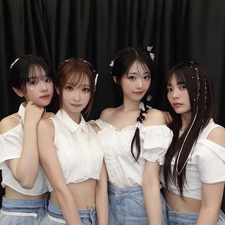 QWER粉絲拍下的瞬間