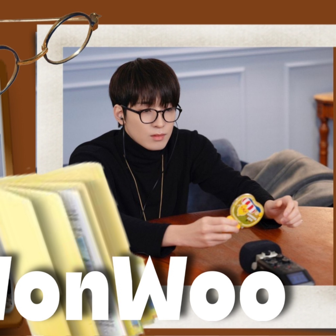 A moment captured by Wonwoo (SEVENTEEN)'s fan