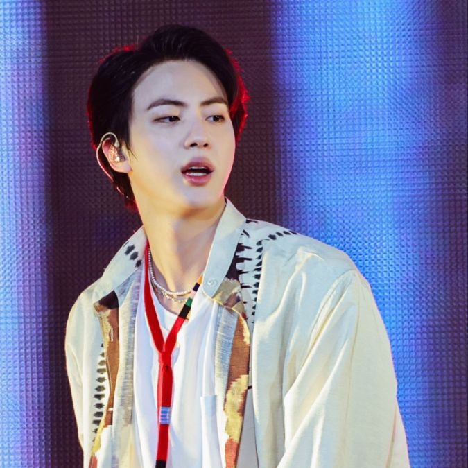 Recent activity shot of Jin (BTS)