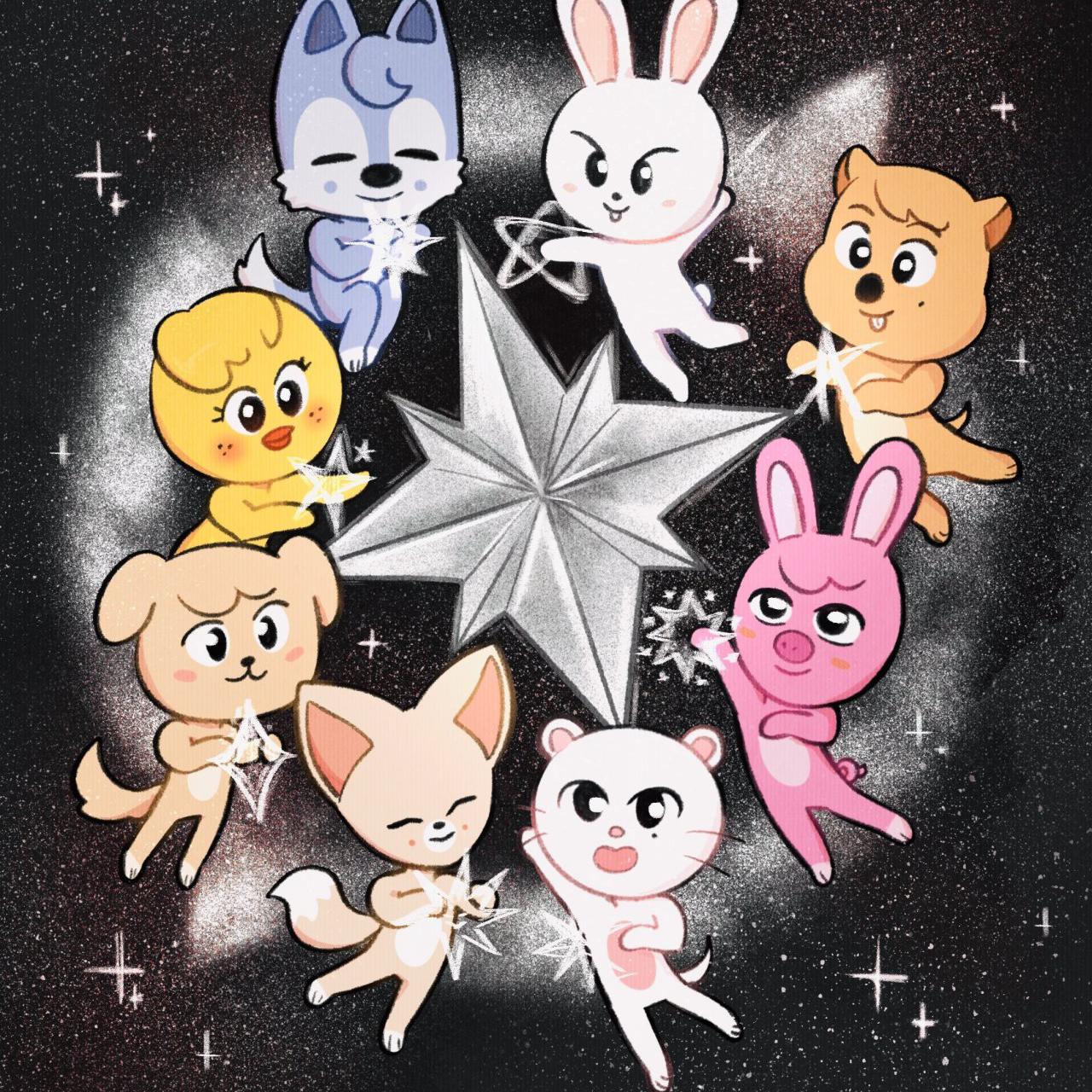 A moment captured by Hyunjin (Stray Kids)'s fan