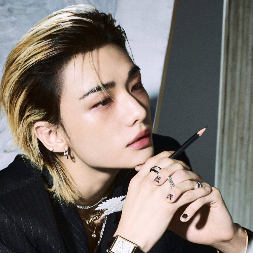 A moment captured by Hyunjin (Stray Kids)'s fan