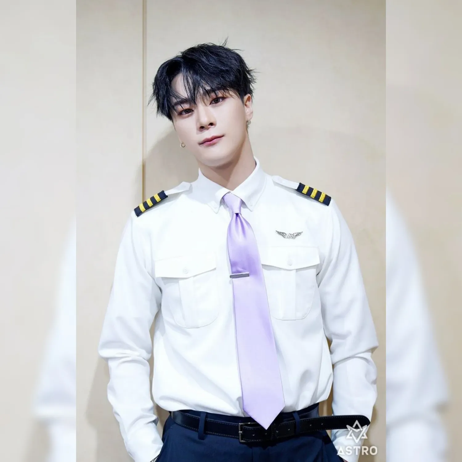 A moment captured by Moonbin (ASTRO)'s fan