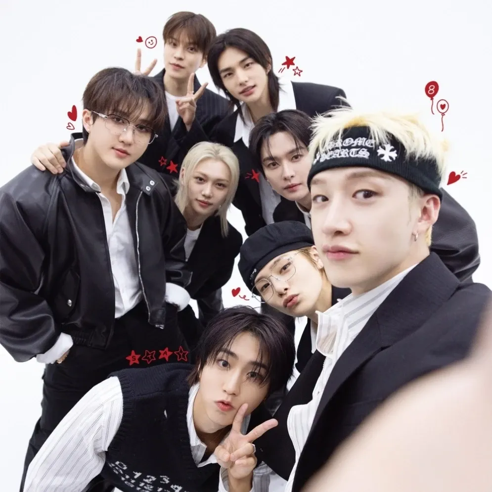 Recent activity shot of Stray Kids