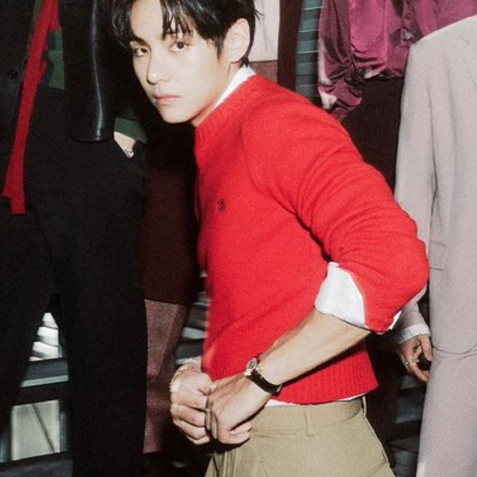 V (防彈少年團)粉絲拍下的瞬間