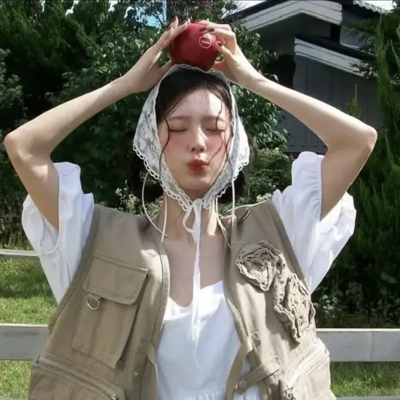 Recent activity shot of Miyeon (i-dle)