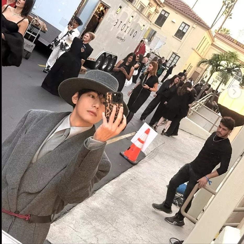 Recent activity shot of V (BTS)