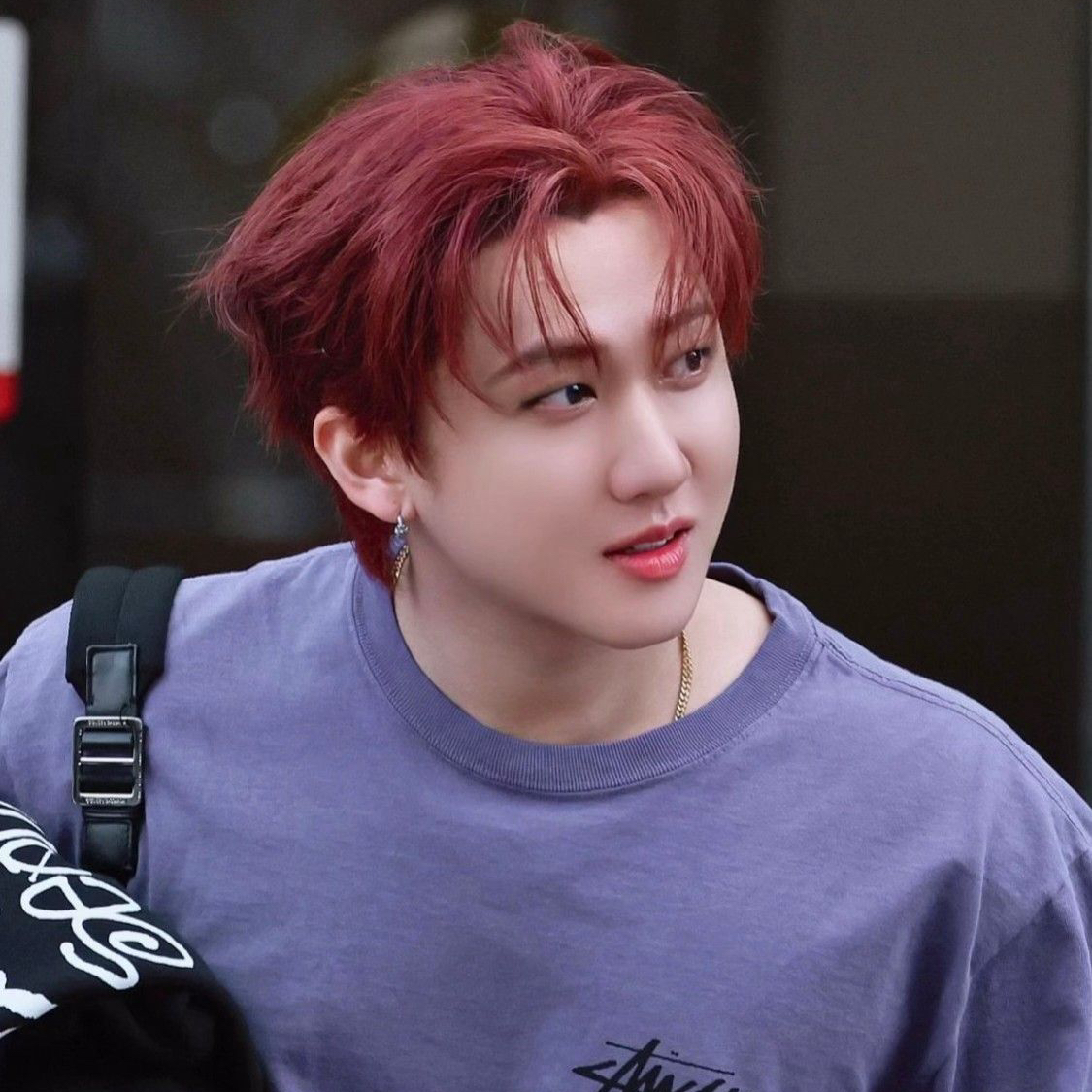 Recent activity shot of Changbin (Stray Kids)