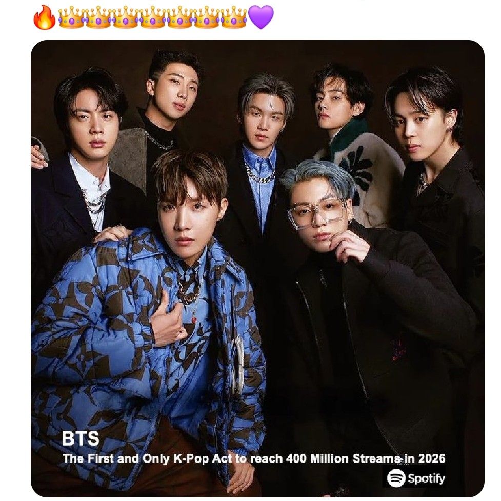 Hot post catching attention from 방탄소년단's fandom