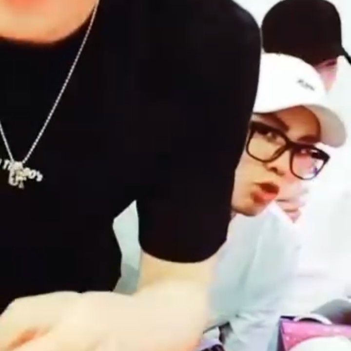 A moment captured by Rocky's fan