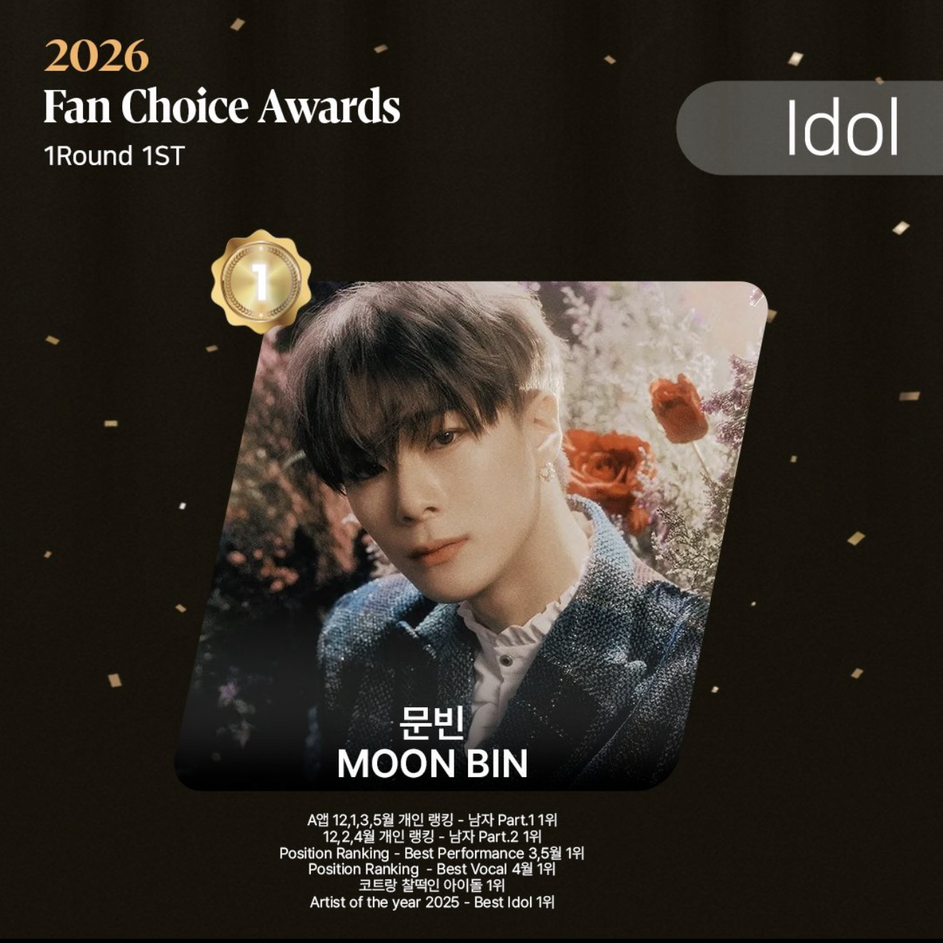 A moment captured by Moonbin (ASTRO)'s fan