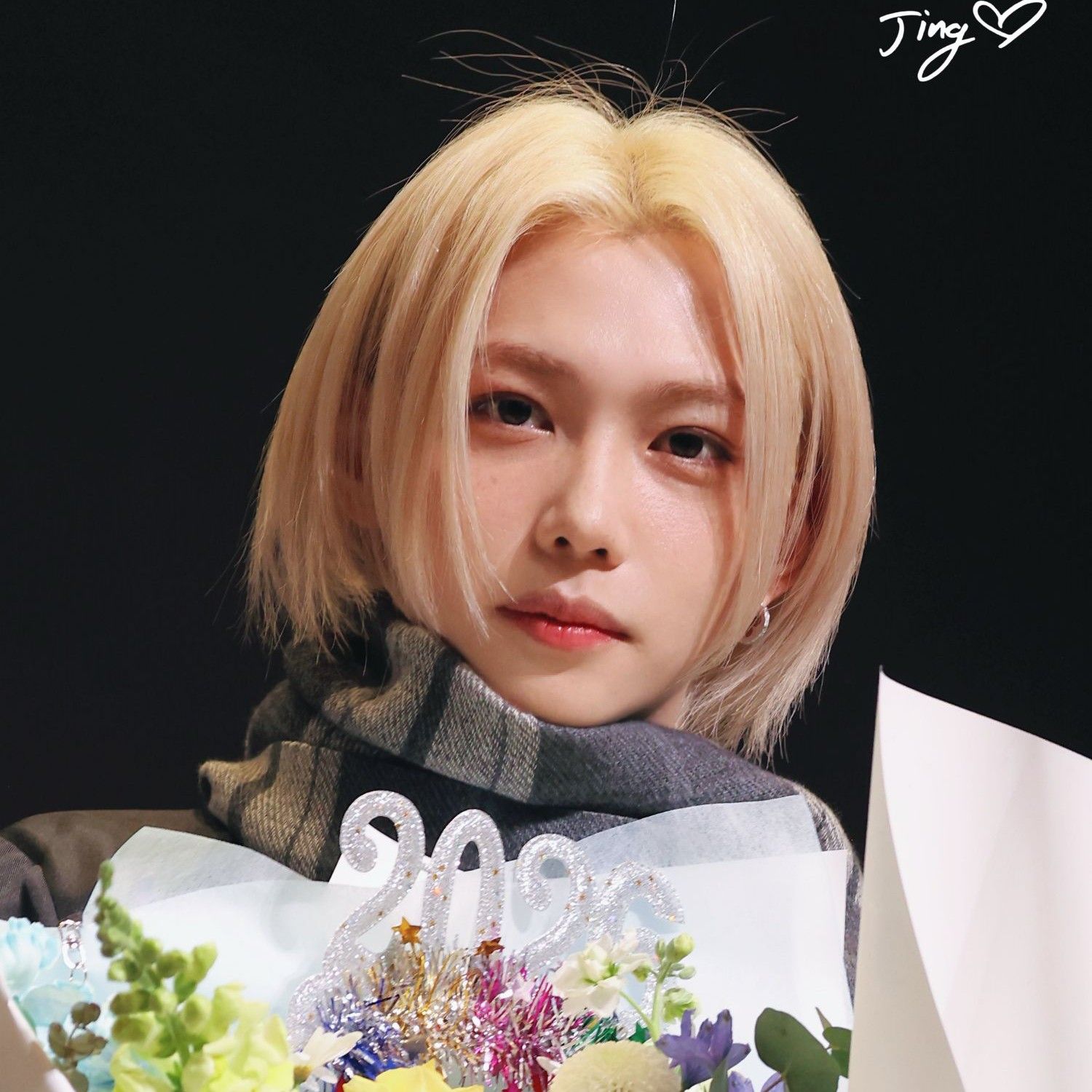 A moment captured by Stray Kids's fan