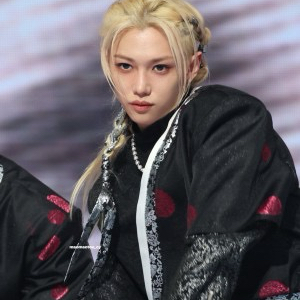 A moment captured by Stray Kids's fan