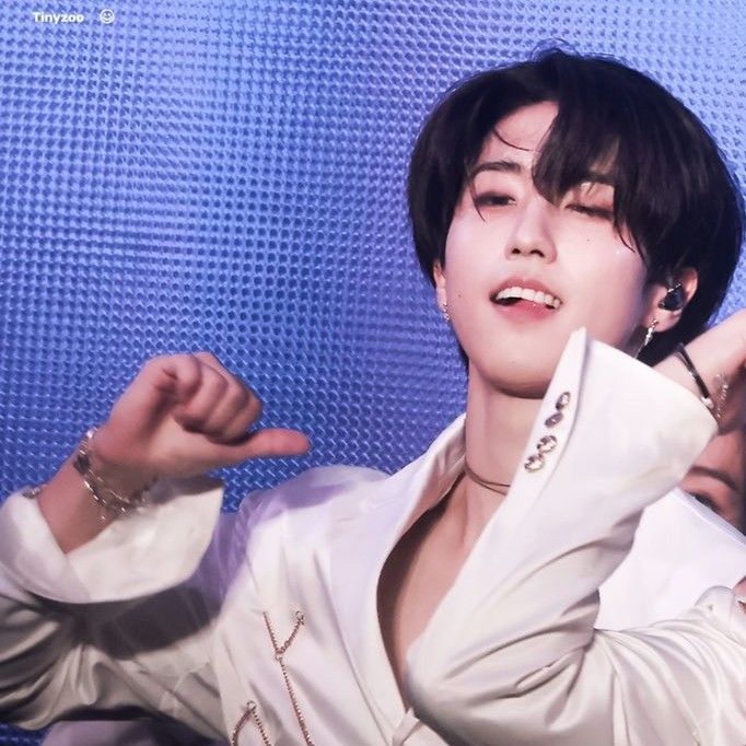 Recent activity shot of HAN (Stray Kids)