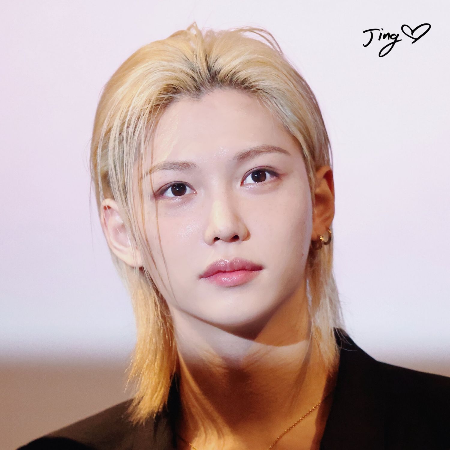 A moment captured by Felix (Stray Kids)'s fan