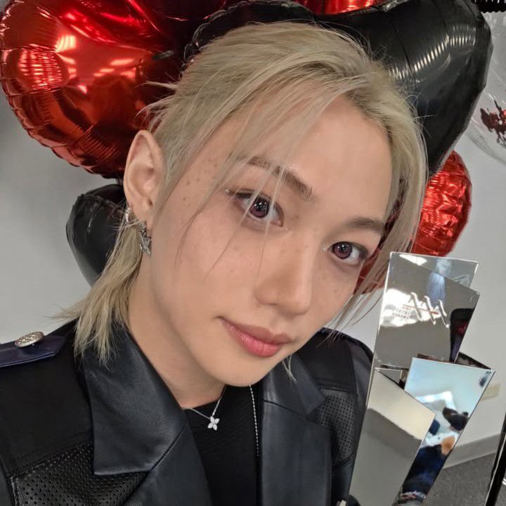 A moment captured by Felix (Stray Kids)'s fan