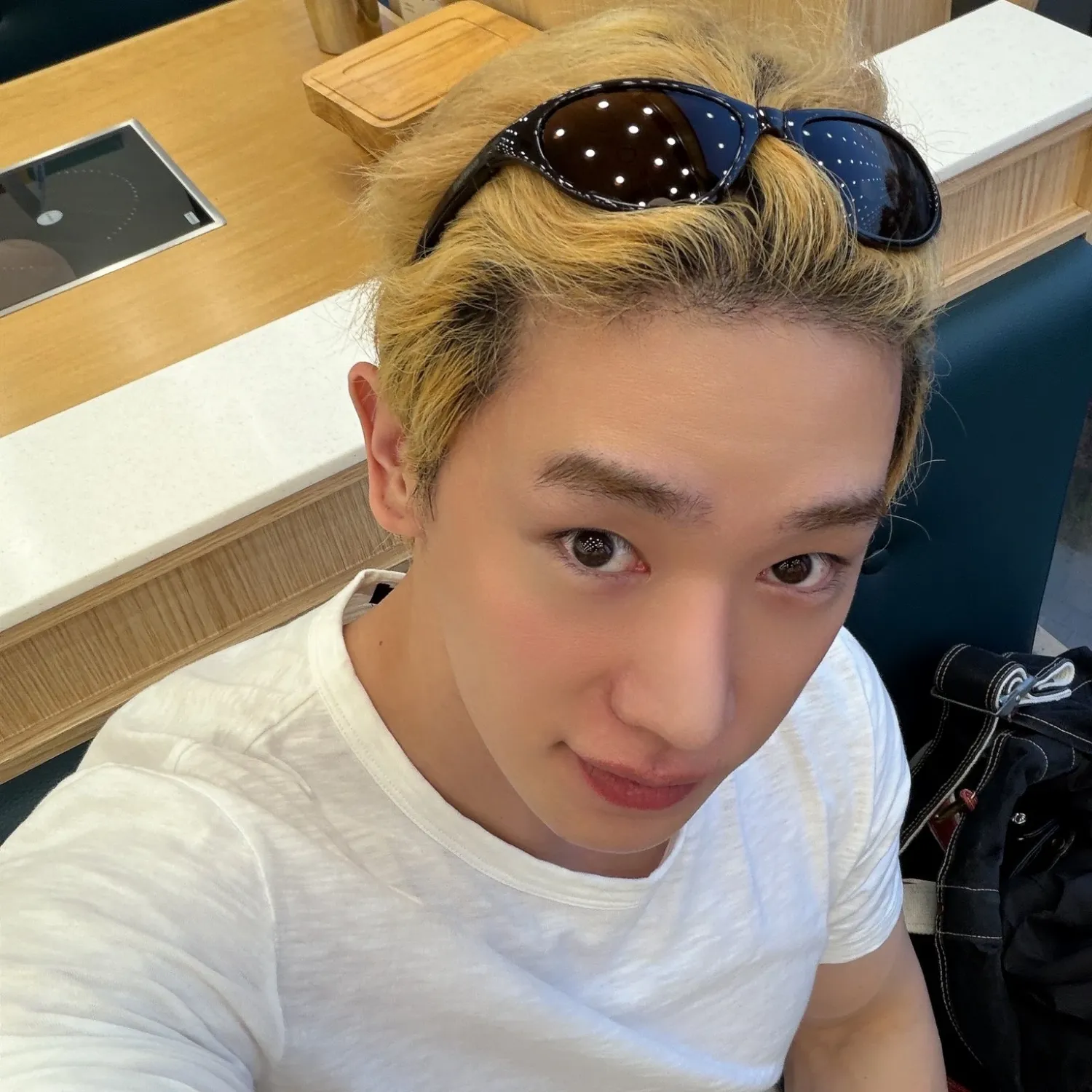 A moment captured by Wonho's fan