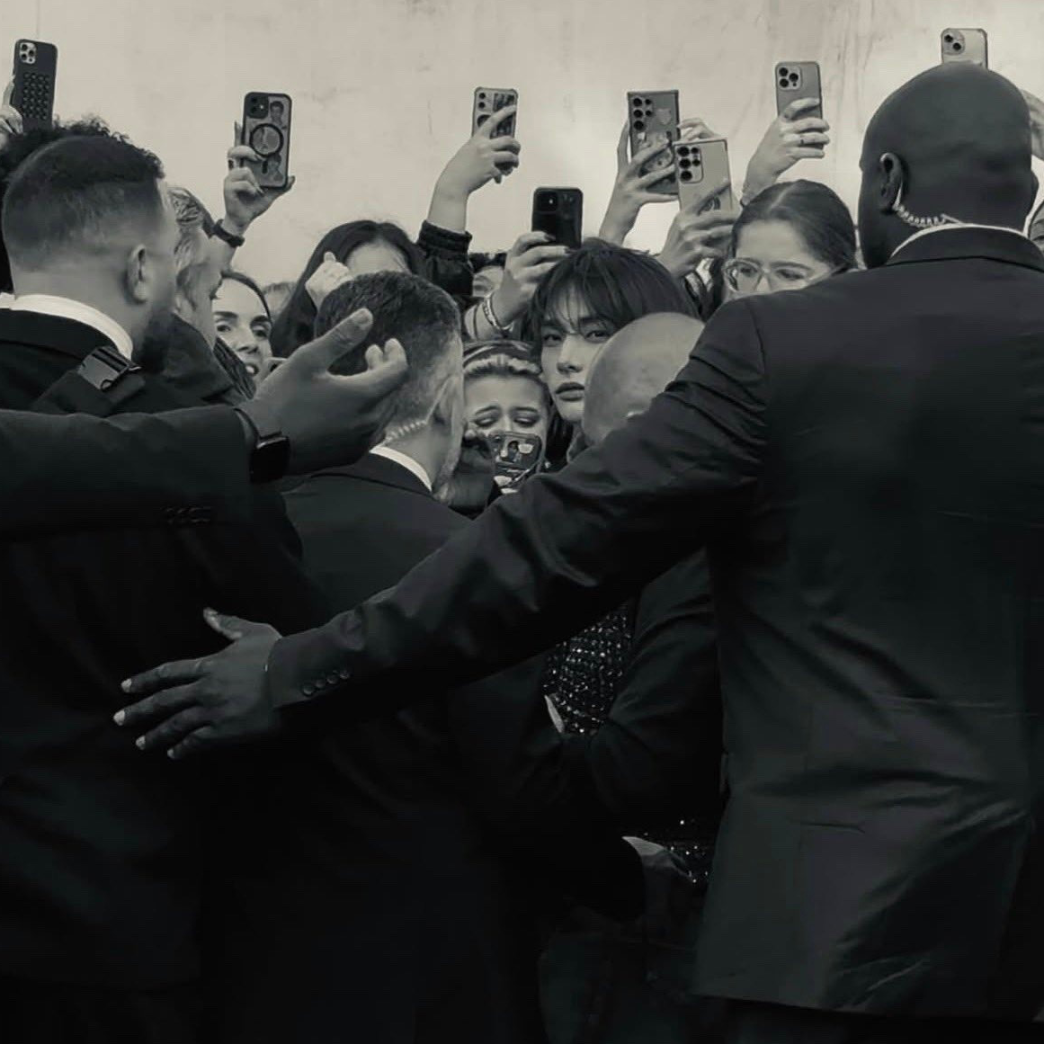 Recent activity shot of Hyunjin (Stray Kids)