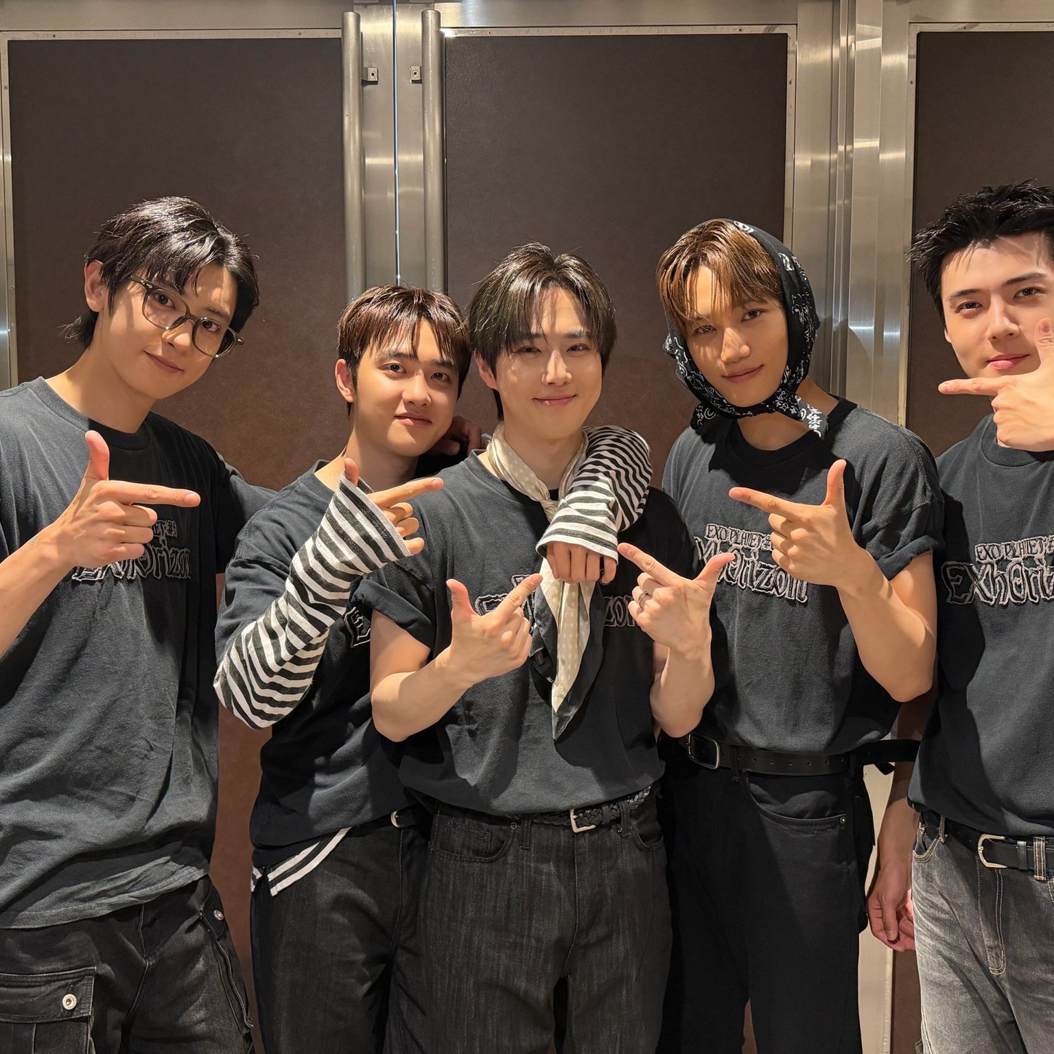 A moment captured by Suho (EXO)'s fan