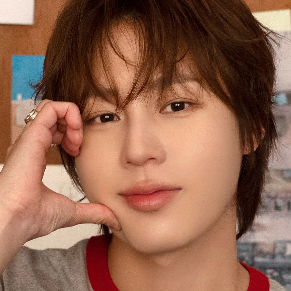 A moment captured by Ha Sungwoon's fan