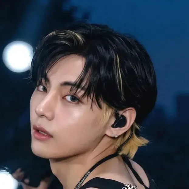 A moment captured by V (BTS)'s fan