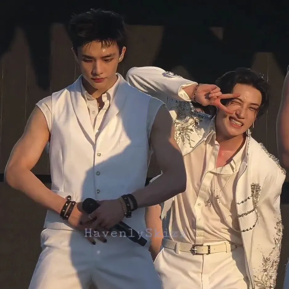 Recent activity shot of Bang Chan (Stray Kids)