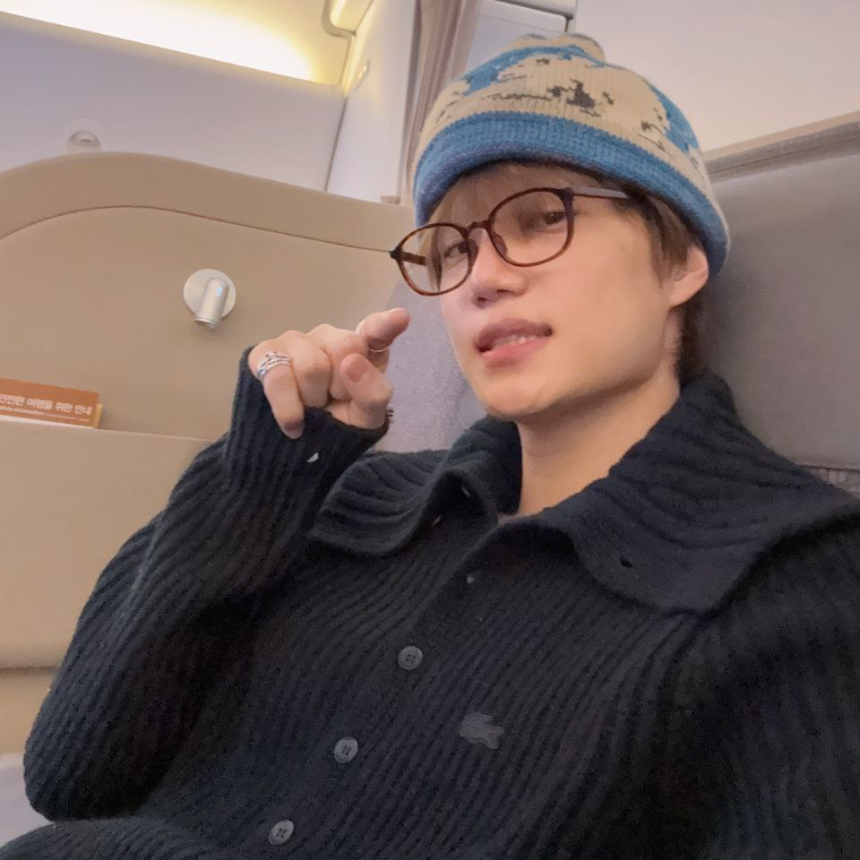 Recent activity shot of Kai (EXO)