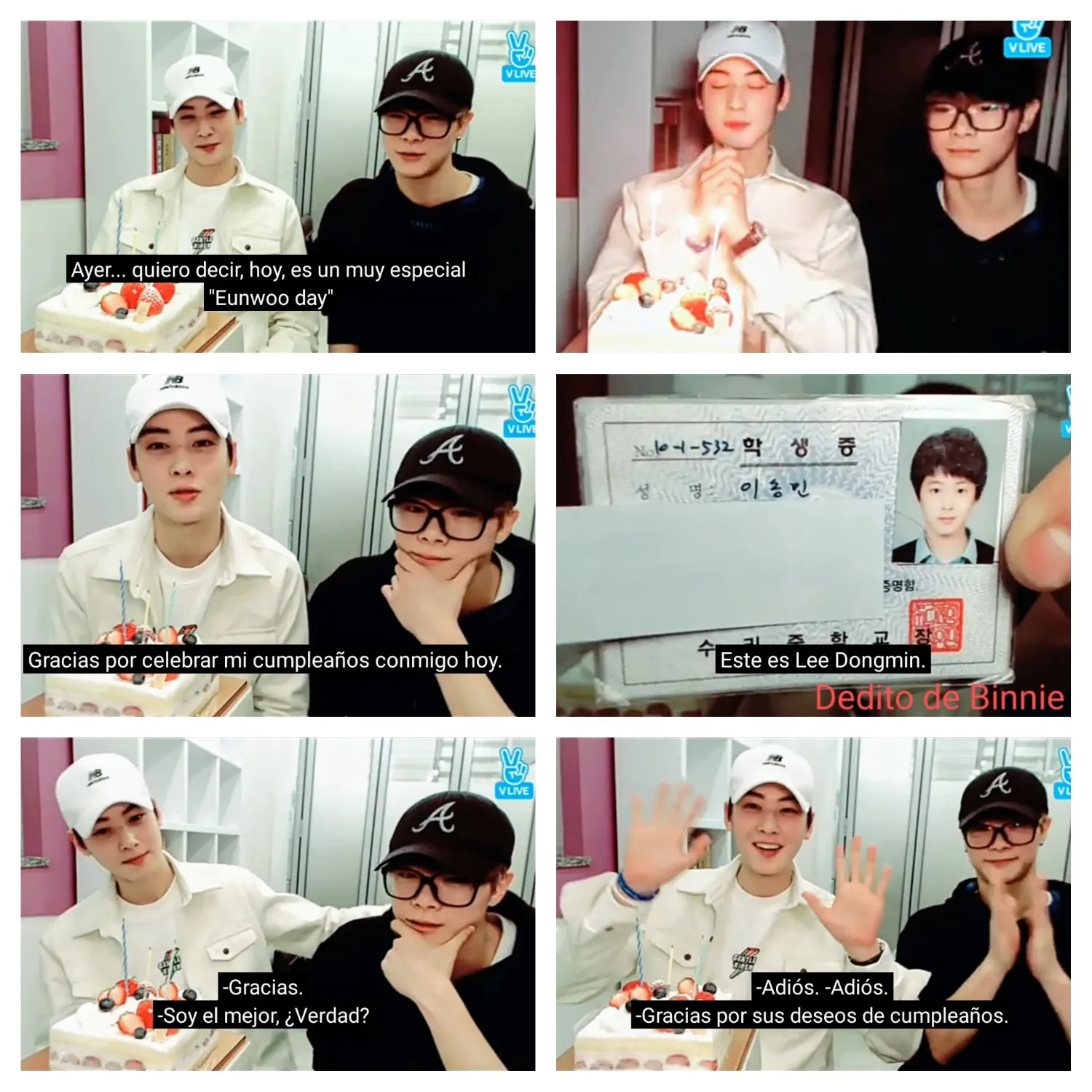 Recent activity shot of Eunwoo (ASTRO)