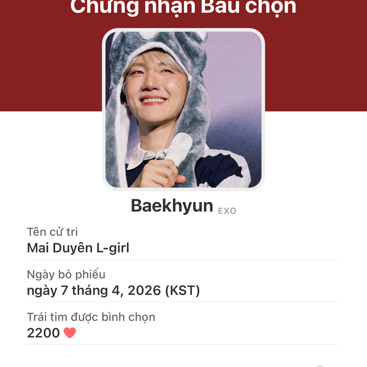 Momen yang diabadikan oleh penggemar Baekhyun (EXO)