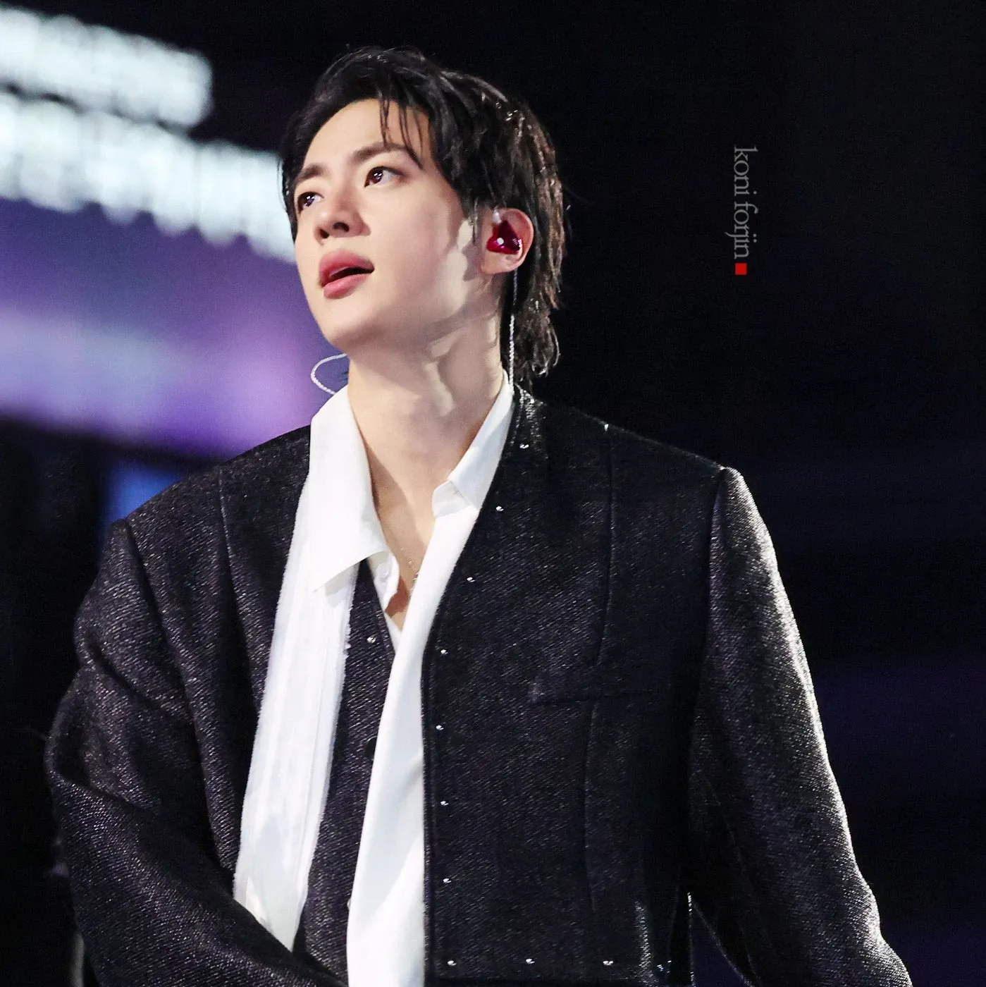 A moment captured by Jin (BTS)'s fan