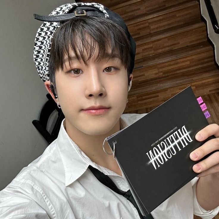 Recent activity shot of Jinjin (ASTRO)