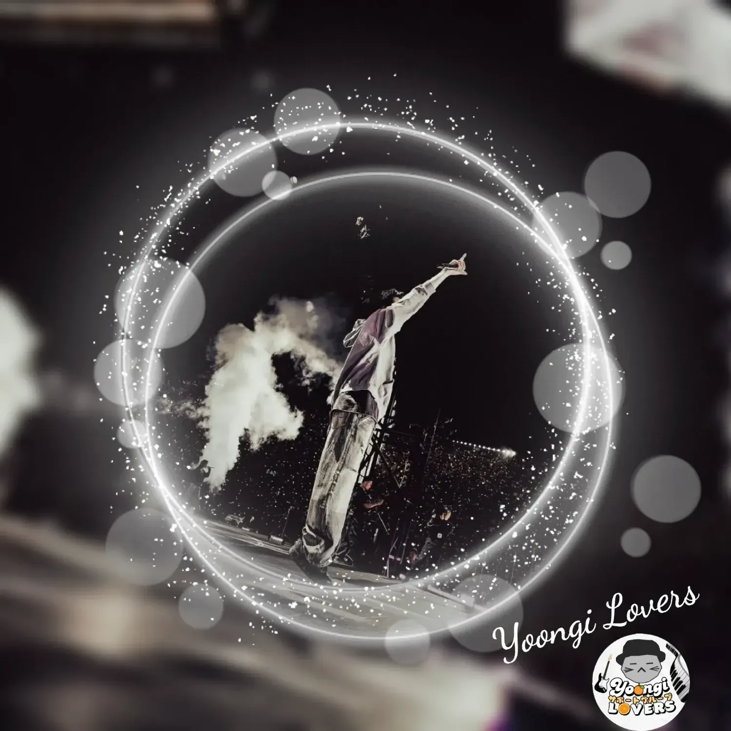 A moment captured by SUGA (BTS)'s fan