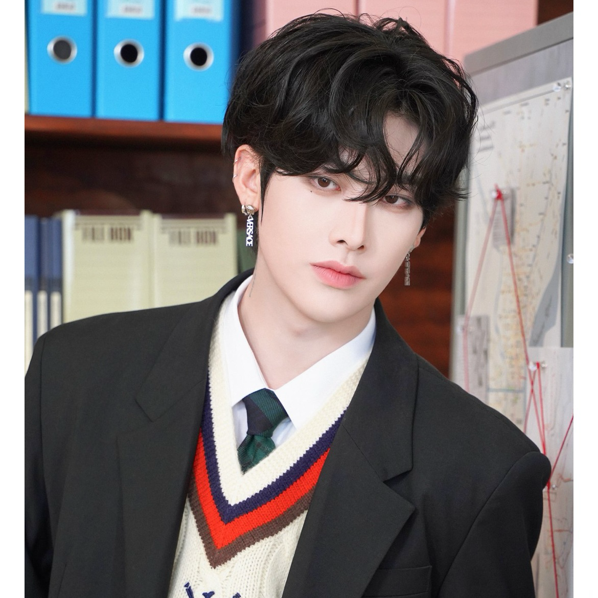 A moment captured by Ricky (ZEROBASEONE)'s fan