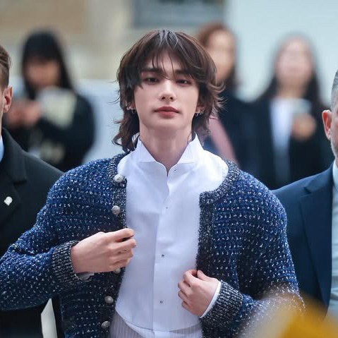 Behind-the-scenes cut of Hyunjin (Stray Kids)