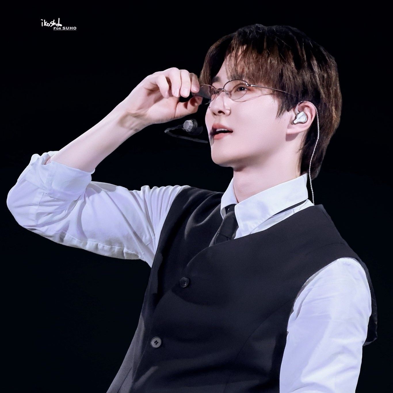 Recent activity shot of Suho (EXO)