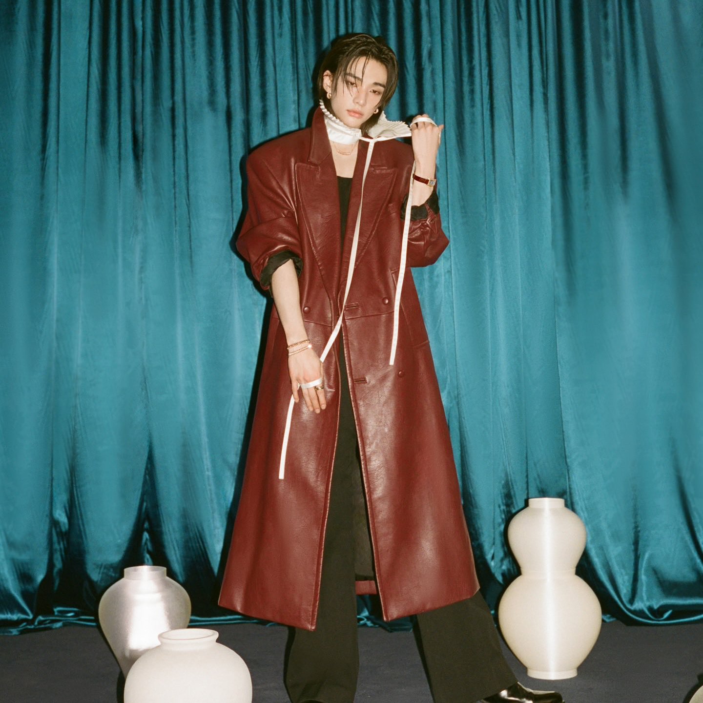 Behind-the-scenes cut of Hyunjin (Stray Kids)